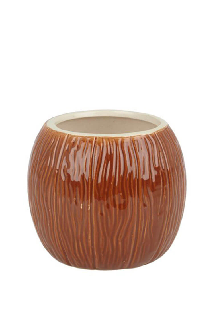 Ceramic Coconut Tiki Mug (3406)